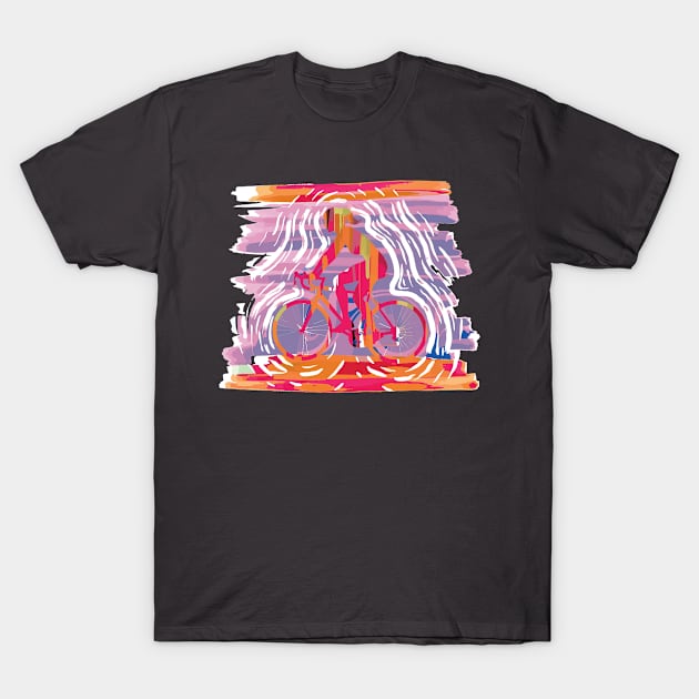 Vintage Mountain Bike Gift for Women T-Shirt by Luca loves Lili